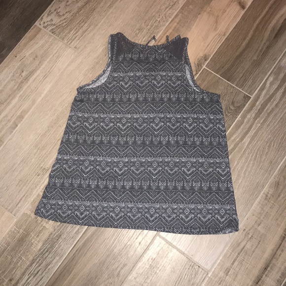 Girls Mudd Gray and White Tank sz 14 - Picture 3 of 3